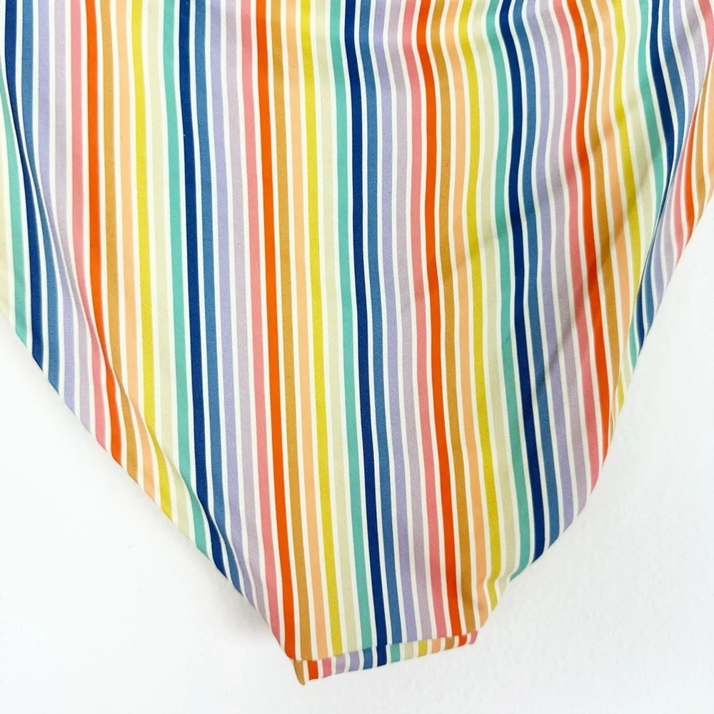 NWT Marine Layer‎ Reversible Havana Halter Bikini Stripe Swimsuit M/L